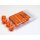 Chessex Signature Ten d10 Vortex Orange w/black