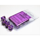 Chessex Signature Ten d10 Vortex Purple w/gold