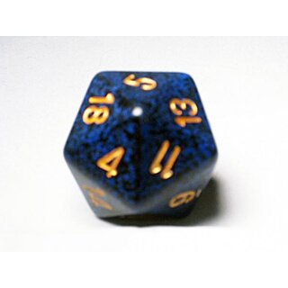 Chessex Special Dice Golden Cobalt Speckled 34mm d20