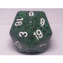 Chessex Special Dice Green/White Recon Speckled 34mm d20