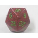 Chessex Special Dice Red/Green Strawberry Speckled 34mm d20