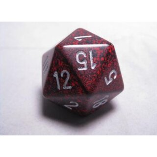 Chessex Special Dice Silver Volcano Speckled 34mm d20