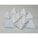 Chessex Special Dice White Opaque Blank d4 (10)