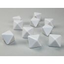 Chessex Special Dice White Opaque Blank d8 (10)
