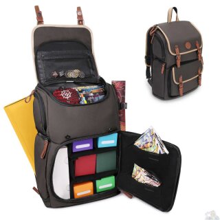 Designer Edition Trading Card Backpack Grey