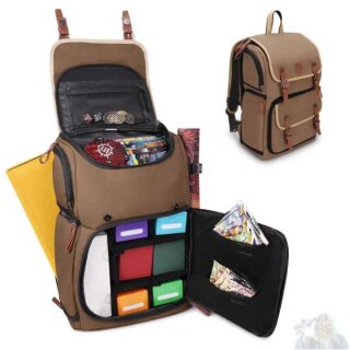 Designer Edition Trading Card Backpack Tan