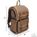 Designer Edition Trading Card Backpack Tan