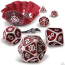 Metal Dice Set Red