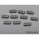 +1/+0 Counter - Black Glitter (10)