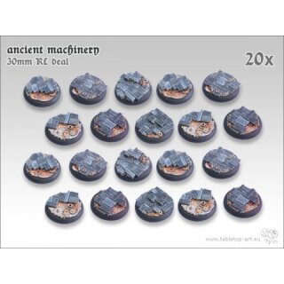 Ancient Machinery Bases - 30mm Round Lip DEAL (20)