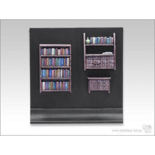 Bookshelfs and Commode Set (3)