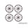 Cart Wheels - Set 1 (4)