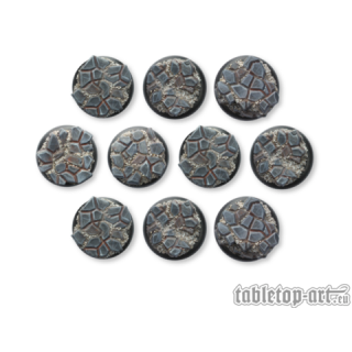 Cobblestone Bases - 30mm Round Lip (10)