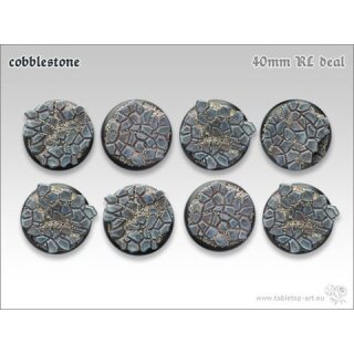 Cobblestone Bases - 40mm Round Lip DEAL (8)