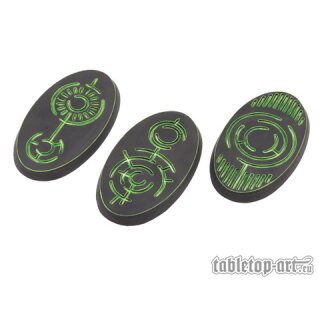 Crystal Tech Bases BLANK - 75mm Oval (3)