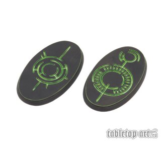 Crystal Tech Bases BLANK - 90mm Oval (2)