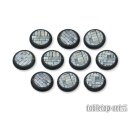Flagstone Bases - 30mm Round Lip (10)