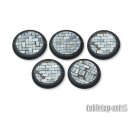 Flagstone Bases - 40mm Round Lip (5)