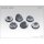 Meteoric Surface Bases - 25mm (5)