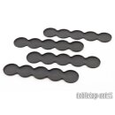 Movement Tray - Flat Bases - 25mm 5s Bar - Black (4)
