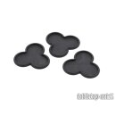 Movement Tray - Rounded Edge - 25mm 3s Cloud - Black (3)
