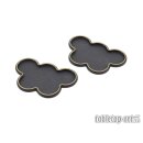 Movement Tray - Rounded Edge - 25mm 5s Cloud - Black-Gold...