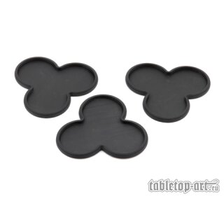 Movement Tray - Rounded Edge - 32mm 3s Cloud - Black (3)
