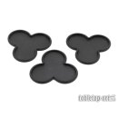 Movement Tray - Rounded Edge - 32mm 3s Cloud - Black (3)