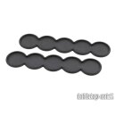 Movement Tray - Rounded Edge - 32mm 5s Bar - Black (2)