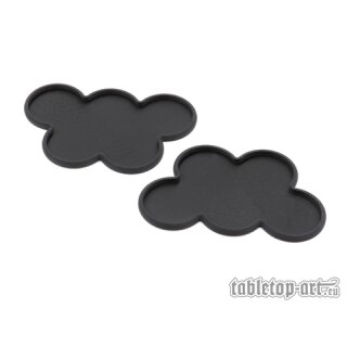 Movement Tray - Rounded Edge - 32mm 5s Cloud - Black (2)