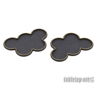Movement Tray - Rounded Edge - 32mm 5s Cloud - Black-Gold (2)