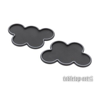 Movement Tray - Rounded Edge - 32mm 5s Cloud - Black-Silver (2)