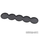Movement Tray - Rounded Edge - 40mm 5s Bar - Black