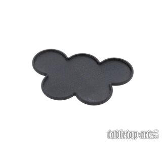 Movement Tray - Rounded Edge - 40mm 5s Cloud - Black