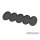 Movement Tray - Rounded Edge - 60mm Oval 5s Bar - Black
