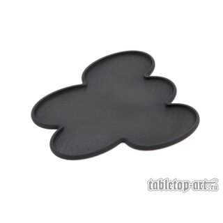 Movement Tray - Rounded Edge - 60mm Oval 5s Cloud - Black