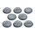 Mystic Circle Stones Base - 40mm Round Lip DEAL (8)