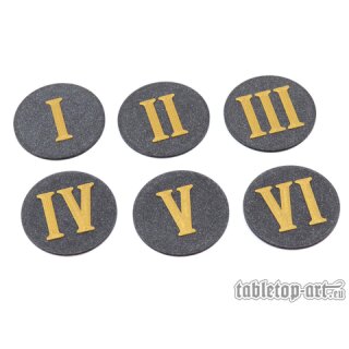 Objective Marker 40mm - BlackGlitter/Gold (6)