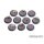 Pirate Ship Bases - 30mm Round Lip (10)