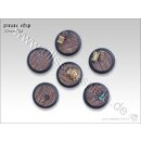 Pirate Ship Bases - 30mm Round Lip (5)