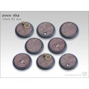 Pirate Ship Bases - 40mm Round Lip DEAL (8)