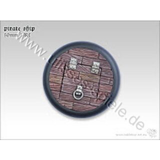 Pirate Ship Bases - 50mm Round Lip 1