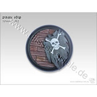 Pirate Ship Bases - 50mm Round Lip 2