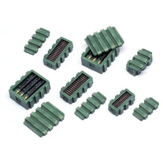 Plastic Boxes With Ammo - Set 1 (6/6)