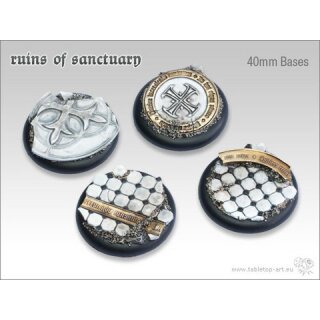 Ruins of Sanctuary Bases - 40mm Round Lip (2)