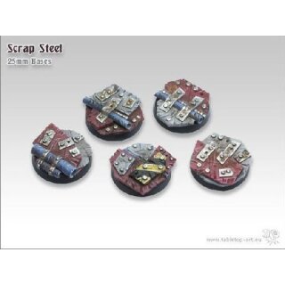 Scrap Steel Bases - 25mm (5)