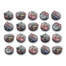 Scrap Steel Bases - 25mm DEAL (20)