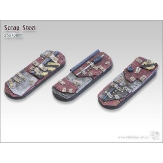 Scrap Steel Bases - 25x70mm (3)