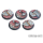 Scrap Steel Bases - 40mm Round Lip (5)