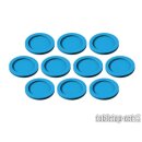 Skill and Squad Marker - 25mm Azure Blue (10)